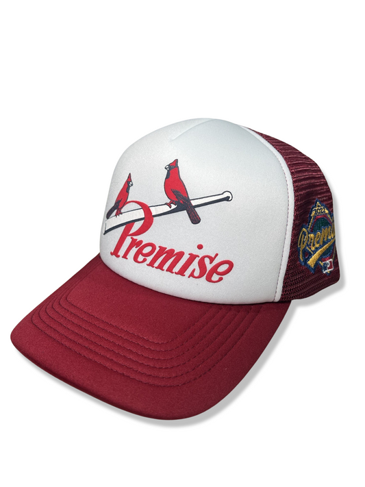 Premise Cardinals Vintage Trucker Hat