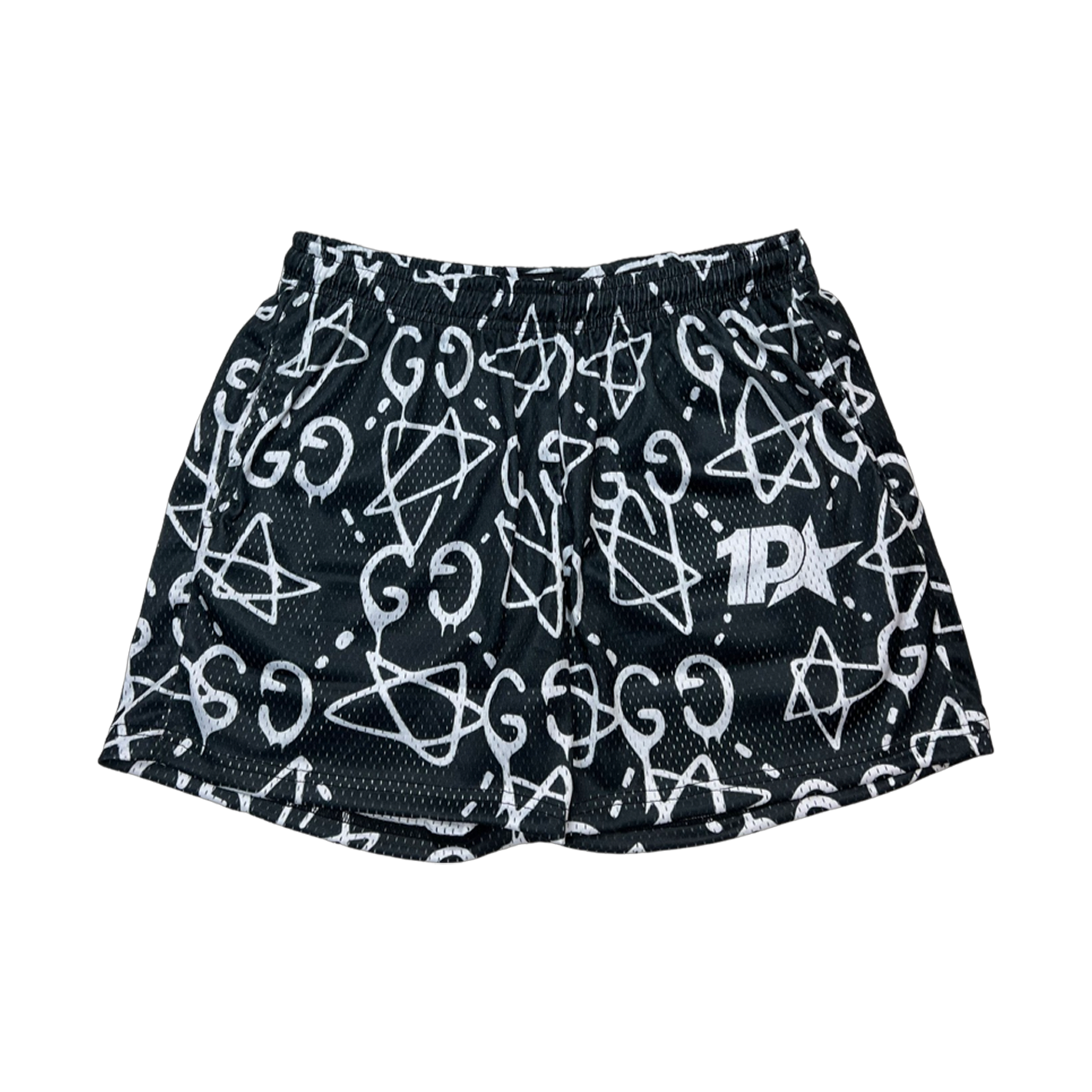 GG x Premise Branded Mesh Shorts