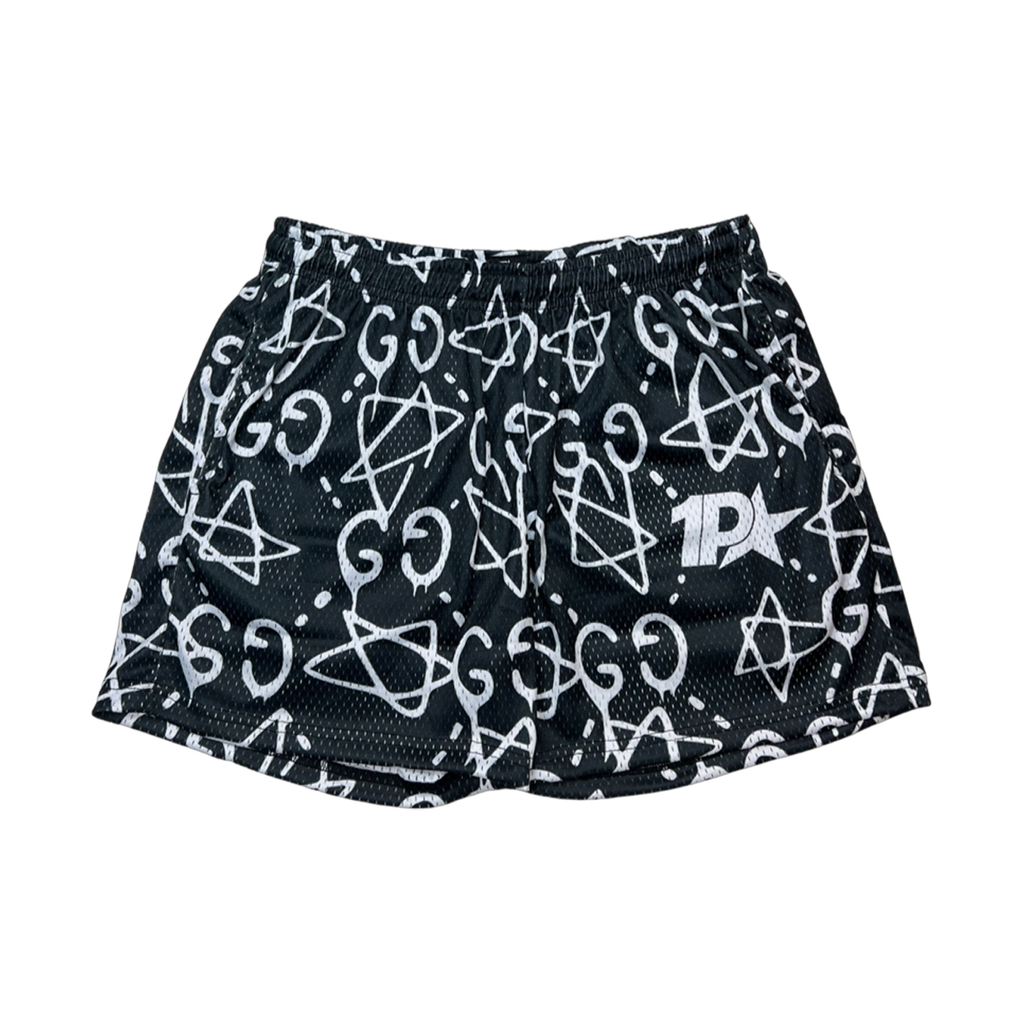 (GG x Premise) Branded Mesh Shorts